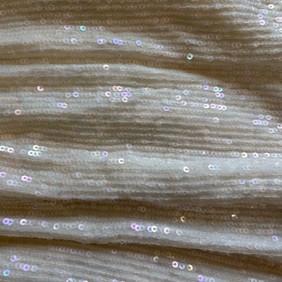 French Connection One Shoulder Cream Dress - Picture 4 of 6